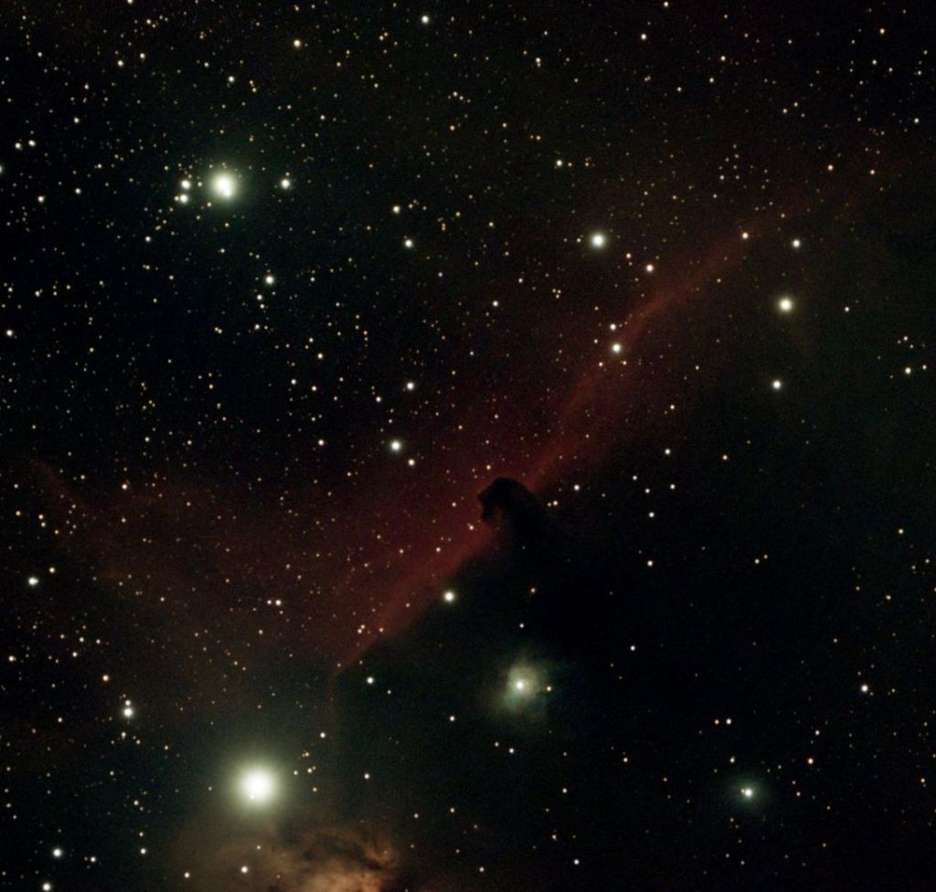 IC 434 et Barnard 33 après environ une heure d’empilement au Vespera 2