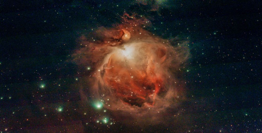 M42, la nébuleuse d’Orion photographiée au Vespera 2