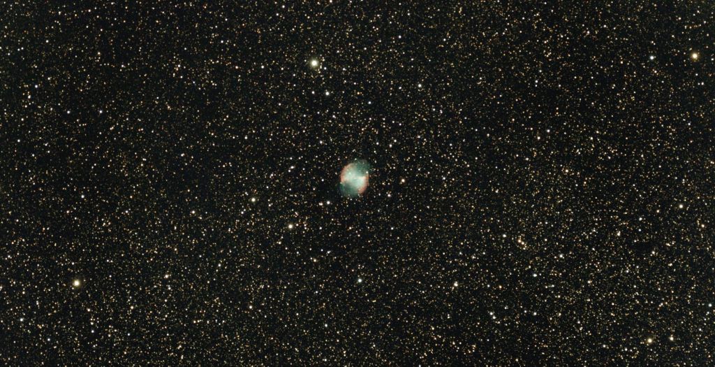 M27, la nébuleuse de l’Haltère : une fin d’étoile bien visible