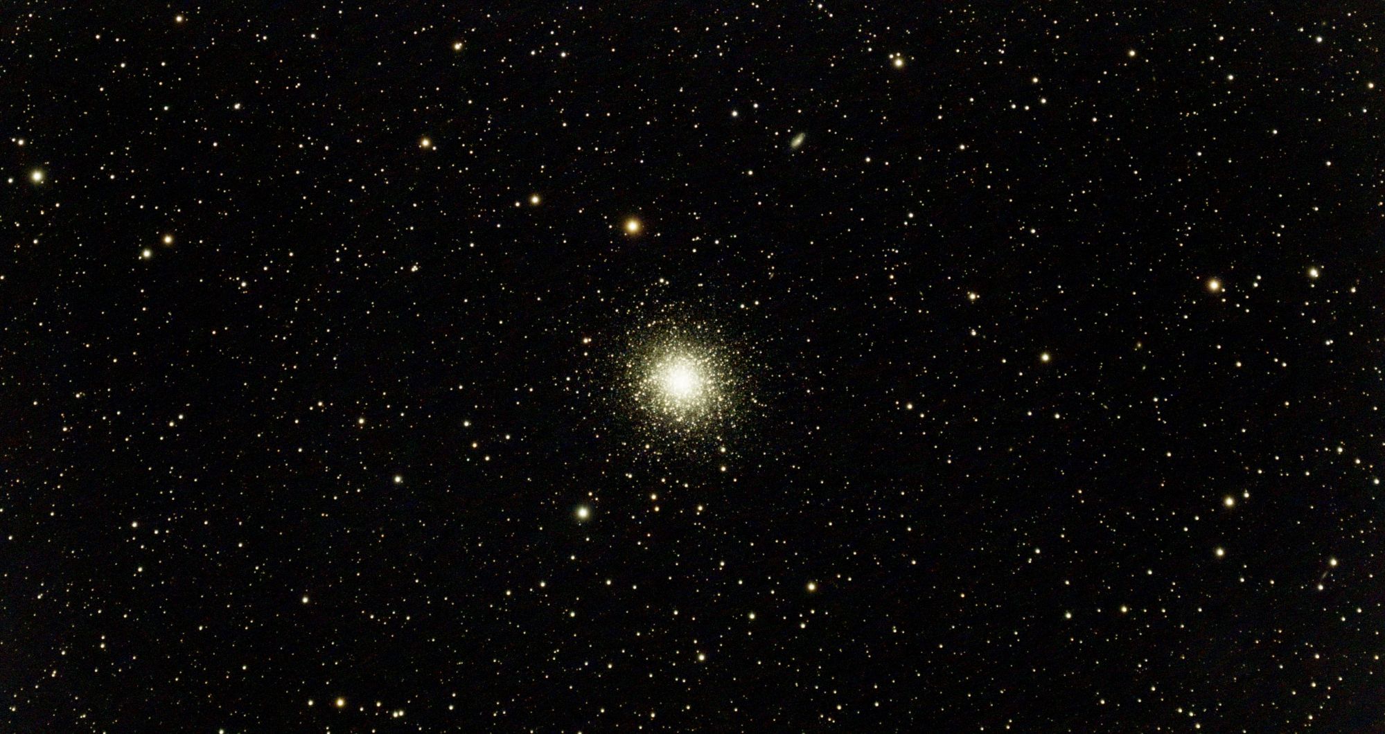 M3, amas globulaire dans la constellation des Chiens de chasse, photographié au Vespera 2