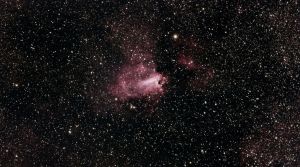 Ma photographie de M17, la nébuleuse Oméga